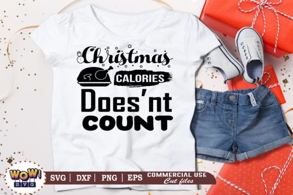 Christmas Calories Doesn t Count Svg: Festive Illustrations
