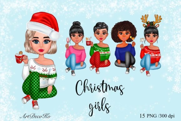 Christmas Chibi, Best Friends: Fresh Illustrations