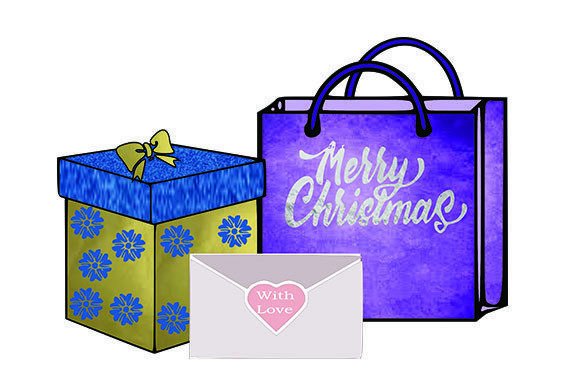 Christmas Gift 2 Illustrations Review