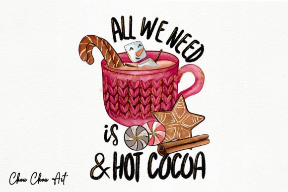 Christmas & Hot Cocoa Illustrations Review
