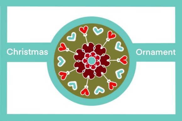 Christmas Ornament Red Blue Green PNG: Festive Illustrations