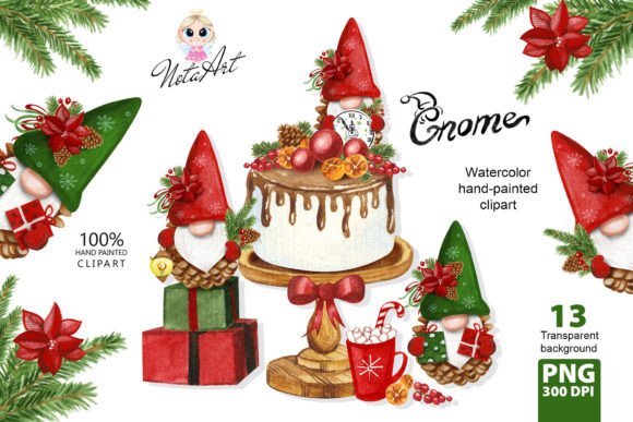 Review: Christmas Gnomes with Cake and Gifts Mer