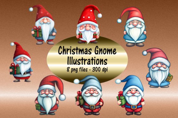Reviewing Christmas Gnome Illustrations for Sellers