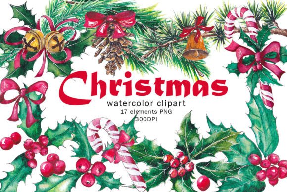 Reviewing Classic Christmas Watercolor Clipart for Embroidery